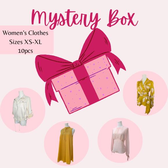 XS-XL WOMEN'S CLOTHES MYSTERY BOX 10PCS - Picture 1 of 1